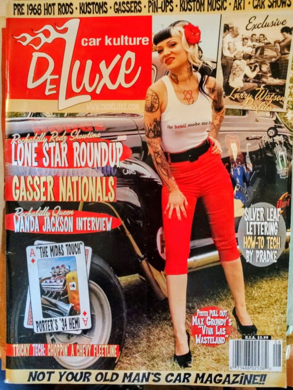 Car Kulture Deluxe July/Aug 2008 Vol #4; Issue #3 Like New